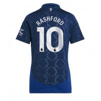 Camisa de time de futebol Manchester United Marcus Rashford #10 Replicas 2º Equipamento Feminina 2024-25 Manga Curta